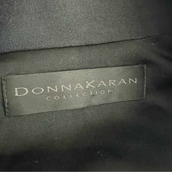 Donna Karan Collection Blazer Size 6 Black Double Breasted - Picture 6 of 7